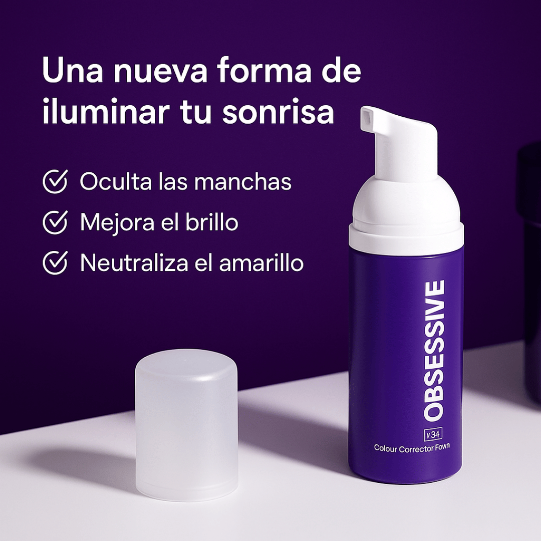 OBSESSIVE 50ml: Blanquea tus DIENTES en POCO TIEMPO! + ENVÍO GRATIS 🚚